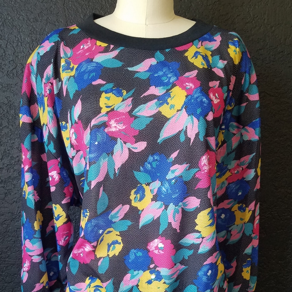 Vintage A.M. Casuals jersey tee with 3/4 sleeves